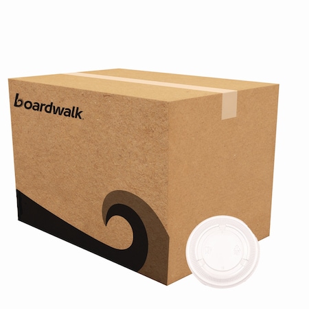 Boardwalk Souffle/Portion Cup Lids, Fits 3.25 oz to 5.5 oz Portion Cups, Clear, 2500PK BWKPRTLID4